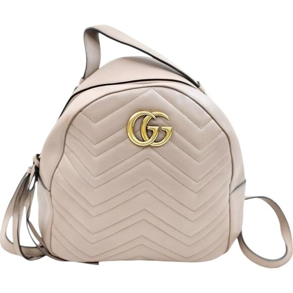 117716AT (X6) Gucci Backpack Bag Brown Leather - Picture 1 of 9